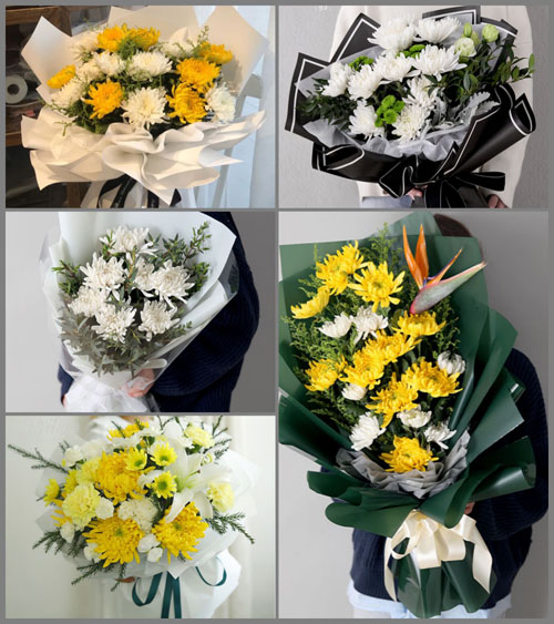 广东梅州市五华县安流镇蓝田村白事花束代送